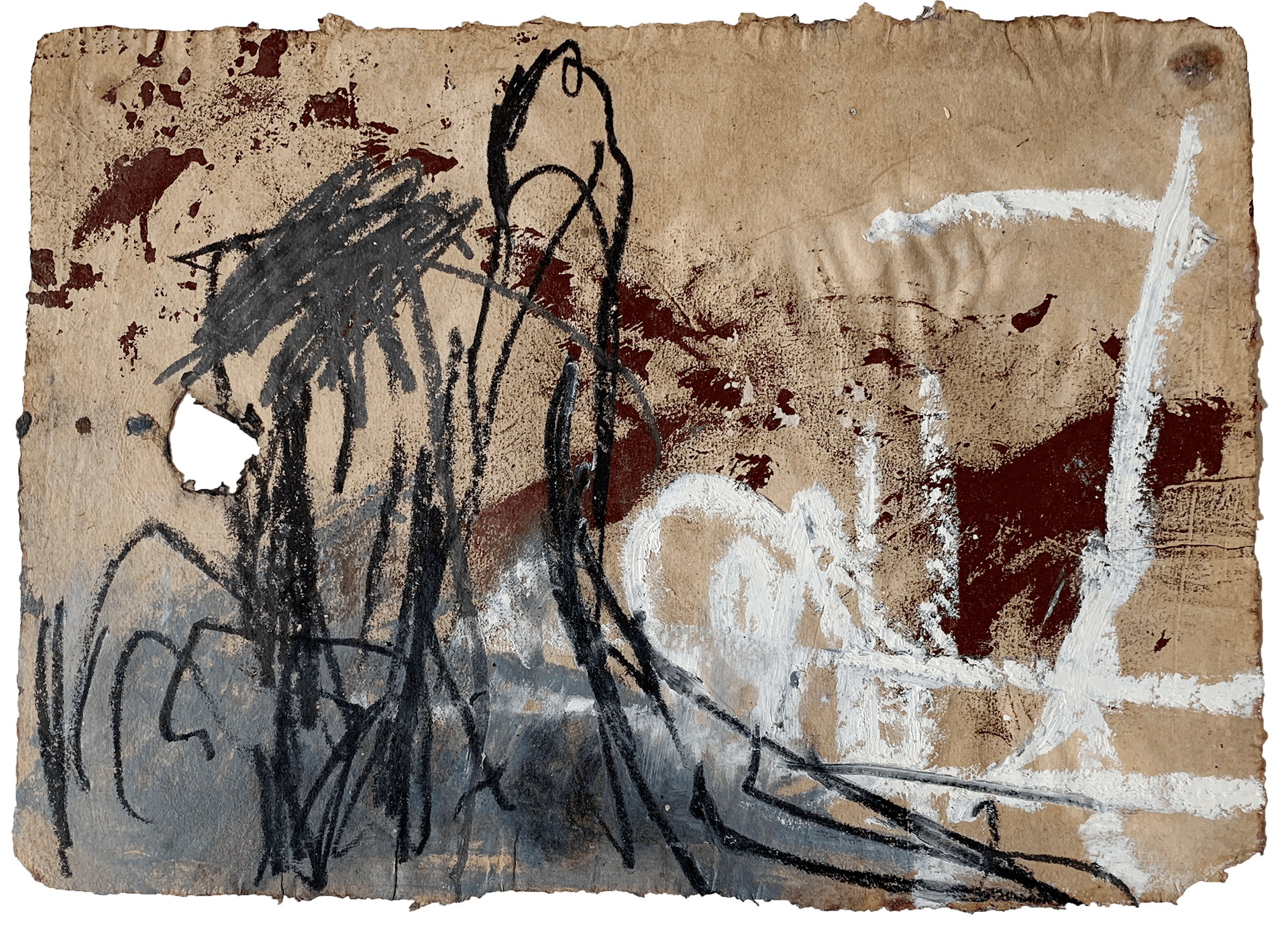 Traumbilder  / 22 x 30  cm    / Tusche und Kreide auf Büttenpapier